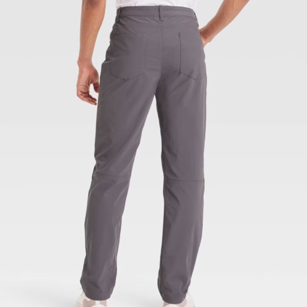 Men's All in Motion Stretch Straight Golf Pants - Dark Gray Sz 34X32 NWT - Picture 6 of 10